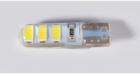 LED silikonska žarnica W5W T10 - 6 SMD 5730